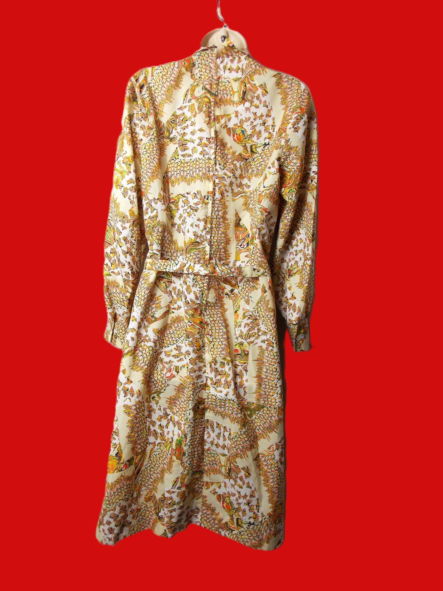 Bright  pattern vintage dress