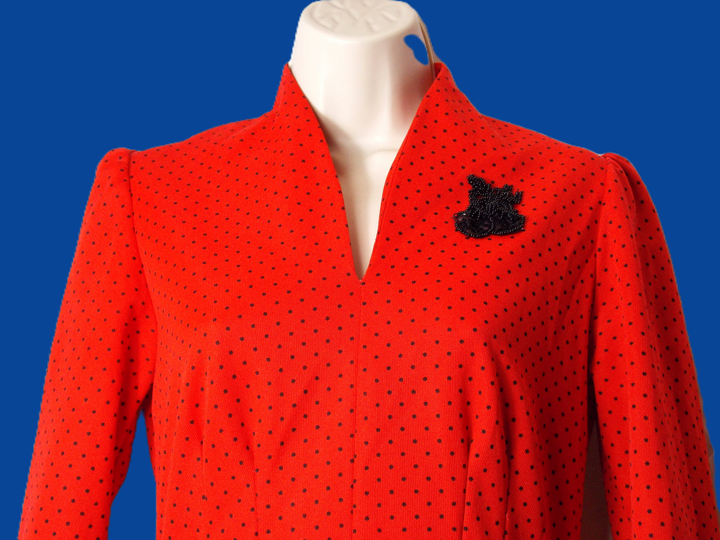 Red Polka Dot  Vintage dress