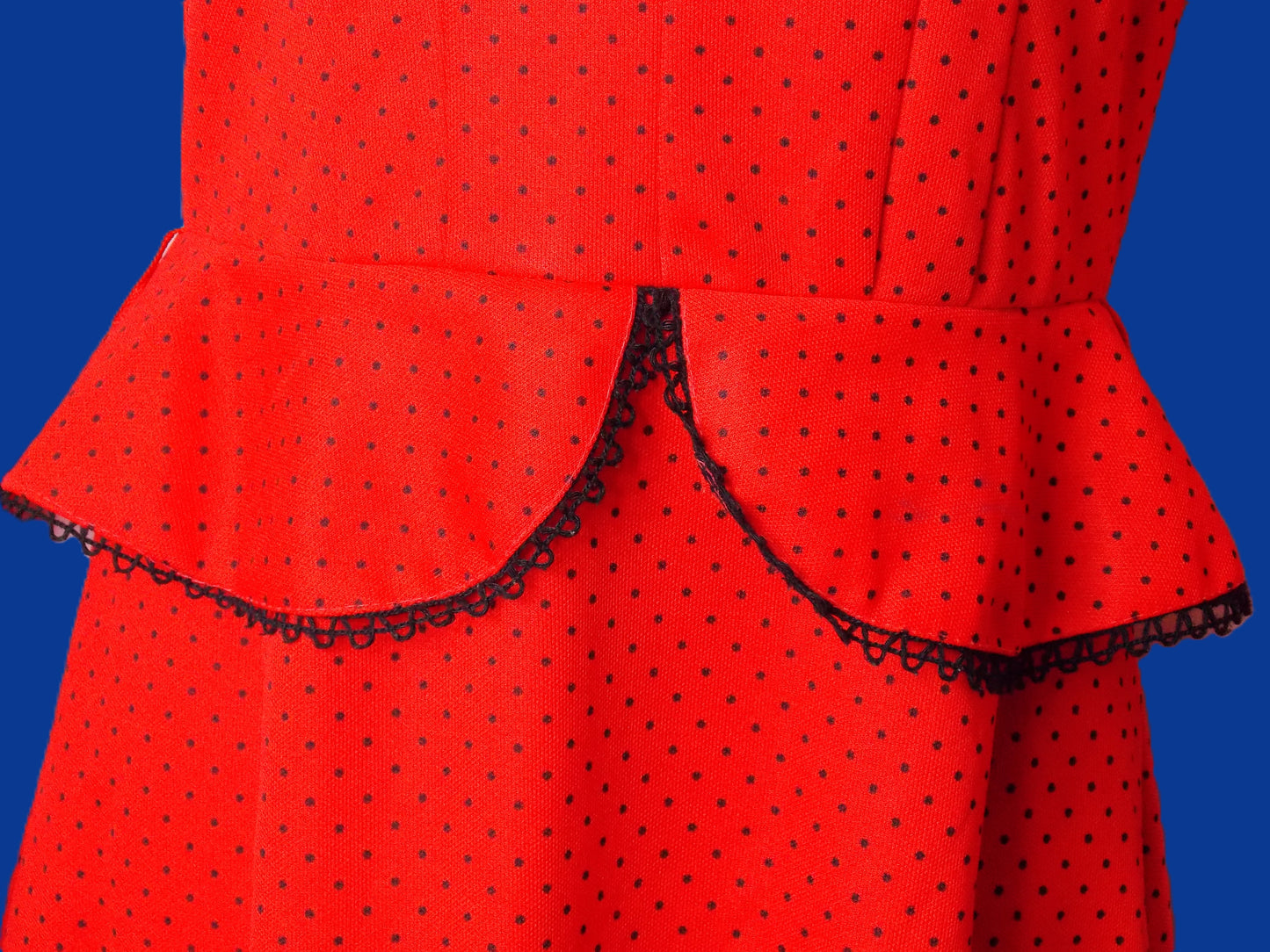 Red Polka Dot  Vintage dress