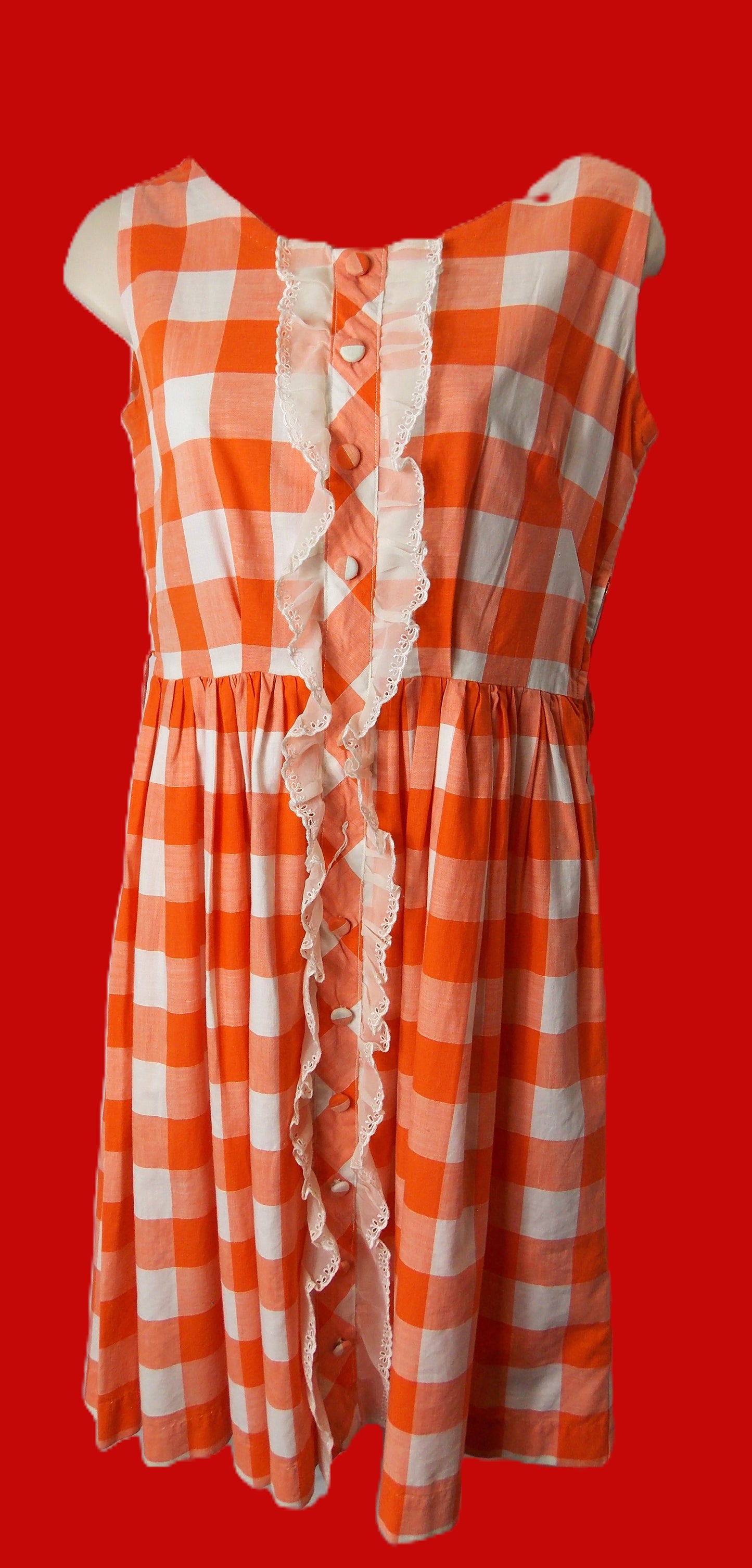 Vintage sleeveless Apron dress.