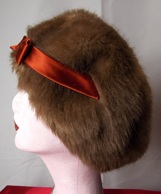 Vintage Faux Fur Hat