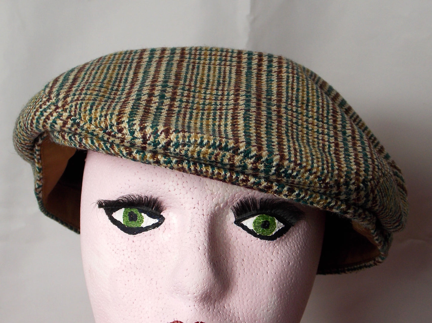 Vintage Prince of Wales Check Flat cap