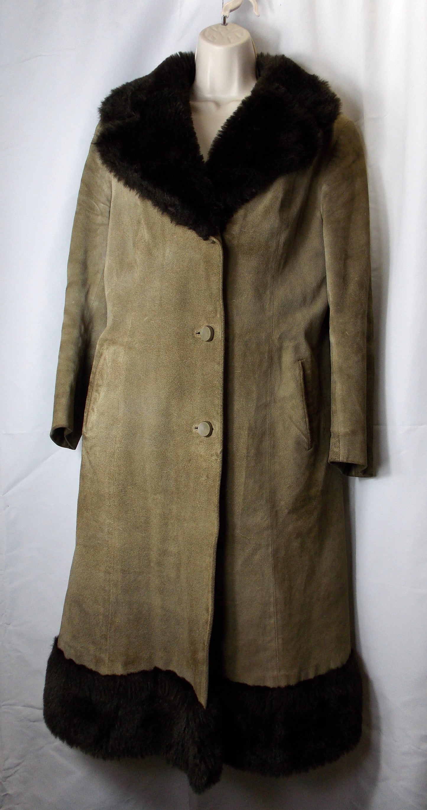 Vintage Sheepskin full length coat