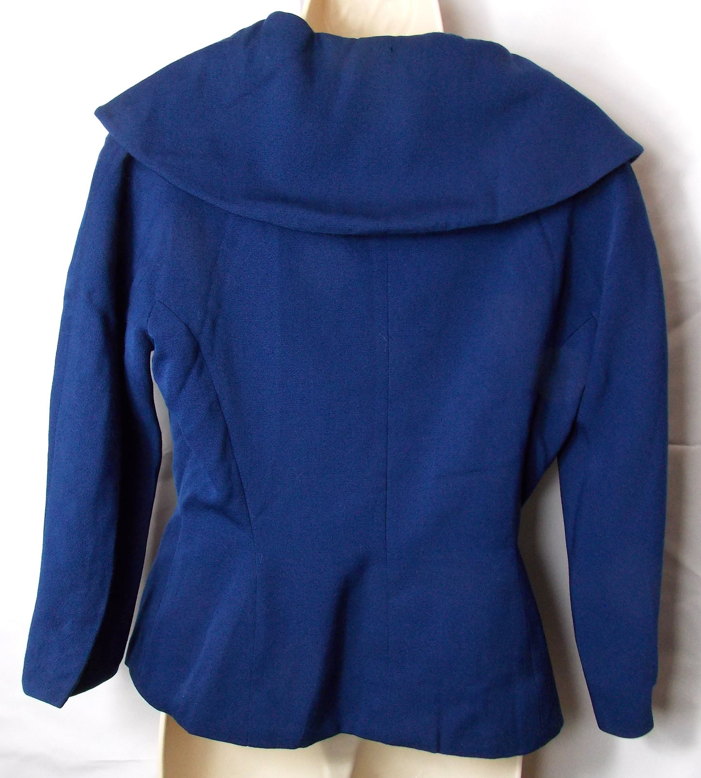 Vintage Blue Peplum jacket