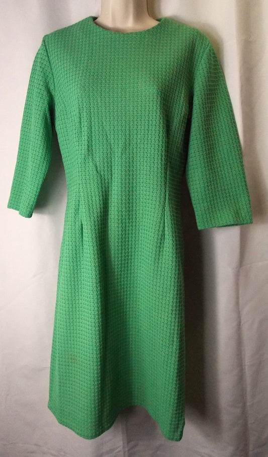 Vintage 1960's Green Shift dress