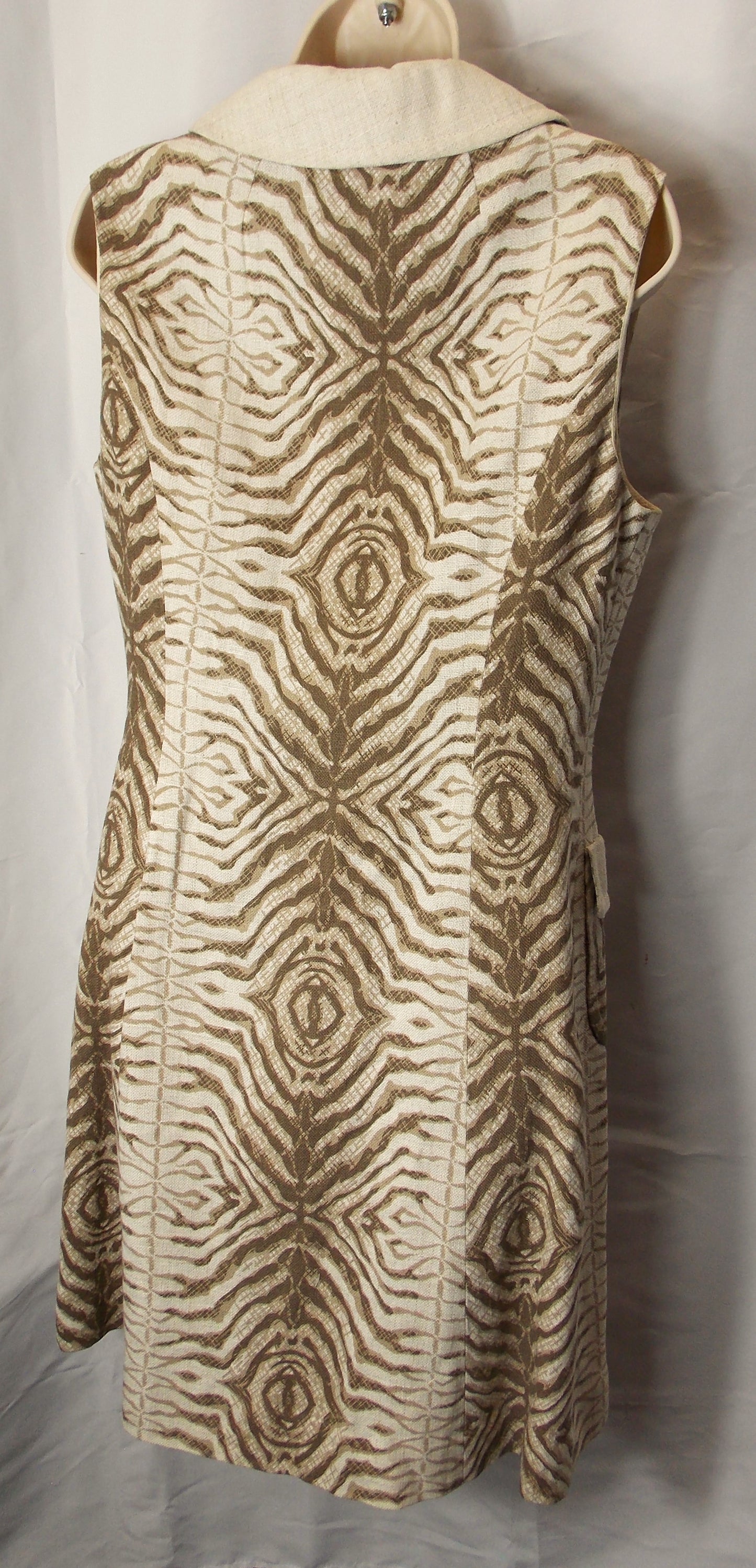 Ladies vintage 'MADOX' Zebra print dress