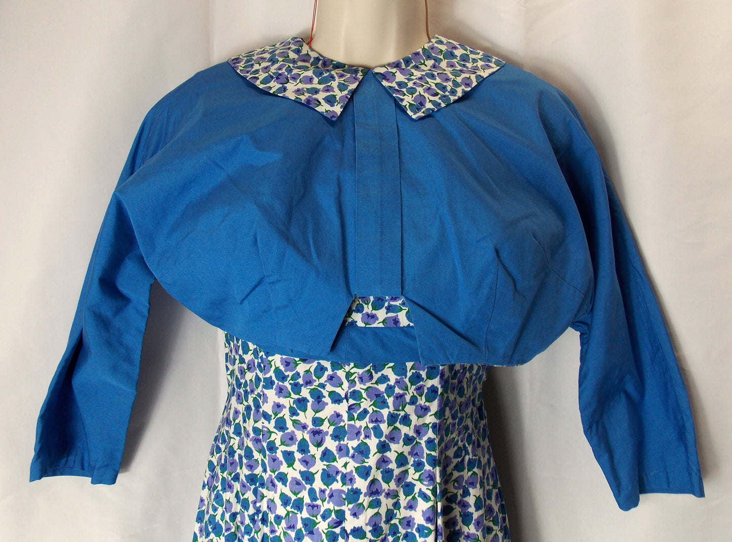 Vintage sleeveless dress with Bolero jacket.