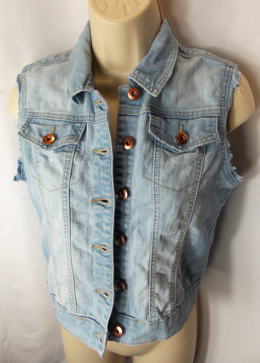 Ladies cut-off Denim jacket