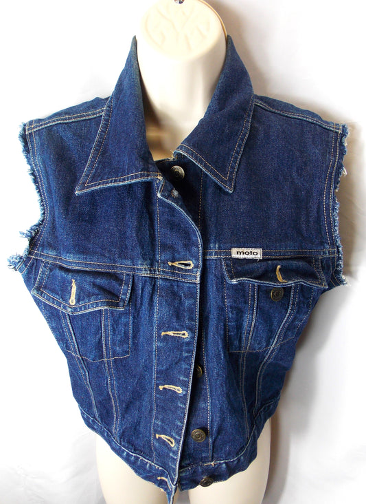 Ladies cut-off Denim jacket