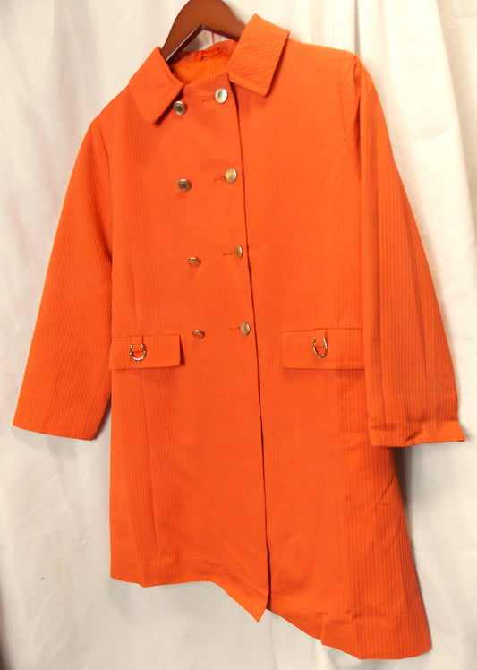 Vintage Orange 1960's coat