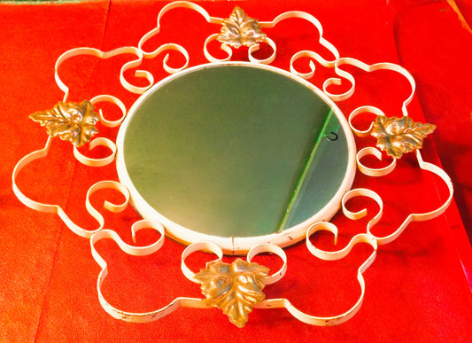 Vintage round mirror